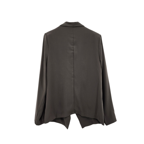 Lulus Women's Poly Stretch Shawl Open Front Flowy Blazer - XL - Picture 5 of 6